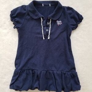 Navy Blue Polo Dress
